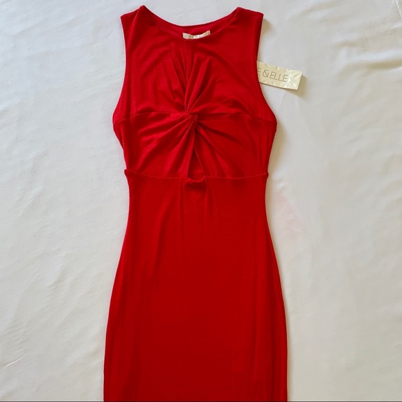 NWT✨ Joe & Elle Twist Front Cutout Dress - Picture 2 of 3